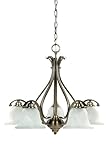 IMAGE OF CANARM LTD. ICH372A05AB Michael 5 Bulb Chandelier Light, Antique Brass