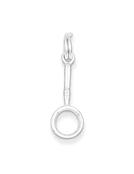 Sterling Silver Magnifying Glass Charm