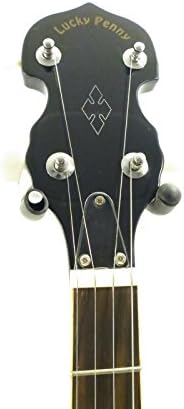 Lucky Penny Model B5-DL/LH Left Handed Deluxe 5 String Resonator Banjo w/Remo Head