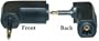 Digital Optical Toslink Female / 3.5mm Mini Male Adaptor, Right Angle