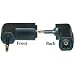 Digital Optical Toslink Female / 3.5mm Mini Male Adaptor, Right Angle
