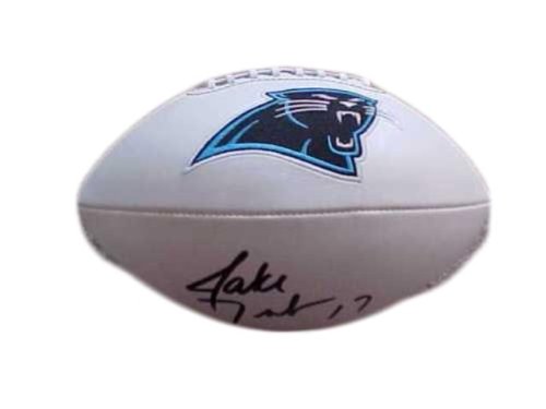 Jake Delhomme Autographed Full Size Carolina Panthers NFL Football