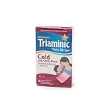 Triaminic Children's Thin Strips Cold & Cough, Day Time, Wild Berry Flavored, Medicated Strips, 14 ct.