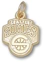 Seattle Supersonics Logo 3/8" Charm/Pendant