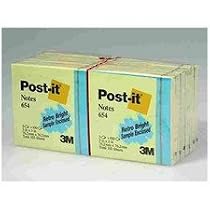 POST-IT NOTES 3x3 YELLOW