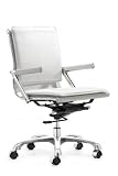 ZUO Lider Plus Office Chair, White