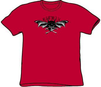 Batman WINGS OF WRATH Red Adult DC Comics T-shirt Tee Shirt