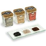 Artisan Salt Trios Exoticcork top Jar 5 Oz Each by 