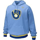 Milwaukee Brewers Womens Zip Front Hoody Sweatshirt - Medium