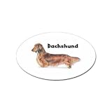 Dachshund Long Haired Sticker Decal