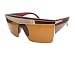 Brown Lady Gaga Sunglasses Just Dance Visor Glasses