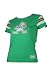 Reebok Vintage Cleveland Browns Striped Sleeve Crew Shirt Damen Retro T-Shirts Tops Oberteile Baumwolle NFL American Football Trikot Jersey Frauen Grün Größe 38 M