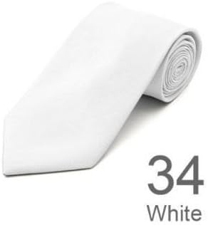 New Polyester Men's Neckties Solid Neck Tie 38 Colors