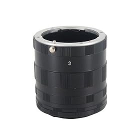 AF Extension Tube Ring Set (Black) + Worldwide free shiping