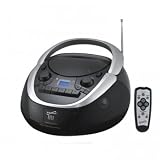 Supersonic SC-767 MP3/CD Player with AUX Inputs, Cassette Recorder and AM/FM Radio