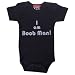 Babygags Boob Man Bodysuit in Black 3-6 Months