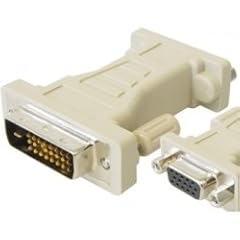 Adapter DVI-Stecker 24 + 1 pol - Sub D-Kupplung 15 pol HD