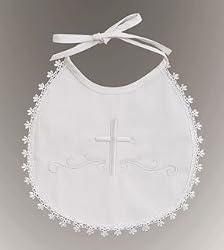 Embroidered Cotton Bib