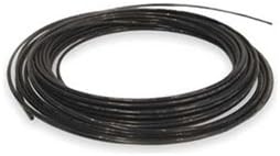 Tubing, 1/8 In OD, Nylon, Black, 100 Ft
