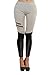 Amour Women's Gothic Metallic Lace Up Leggings