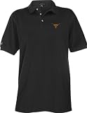 Texas Longhorns Black Classic Pique Stainguard Polo Shirt