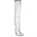 LEGEND-8890, Color: White Leather, Women's Size (US): 16