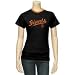 Majestic San Francisco Giants Ladies Black Girlfriend T-shirt