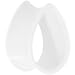 1/2" White Teardrop Silicone Flexible Tunnel