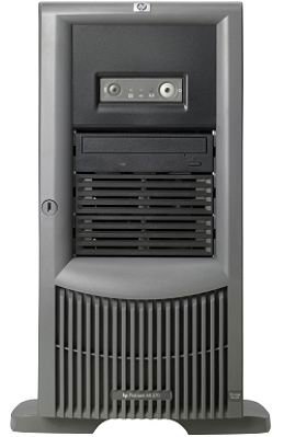 HP ProLiant ML370 G4 - Server - tower - 5U - 2-way - 1 x Xeon 3.6 GHz - RAM 1 GB - SCSI - hot-swap 3.5 - no HDD - CD - RAGE XL - Gigabit Ethernet - Monitor : none