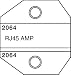 Paladin 2064 RJ45 AMP 8P8C Modular Plug Die Set