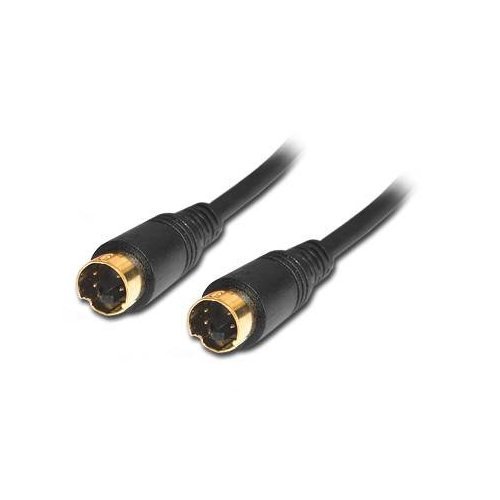 Click To S-Video Cable 25 ft. Gold Plated Details... S-Video Cable 25 ft. Gold Plated