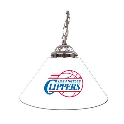 Los Angeles Clippers NBA Single Shade Bar Lamp - 14 inch