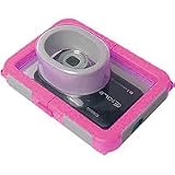 My Aqua Case 6810, Large Underwater Case for Certain Canon, FujiFilm, Nikon, Olympus, Panasonic, Pentax, Ricoh, Samsung & Sony Digital Cameras, Good Down to 30 Meters, Pink