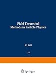 Field theoretical methods in particle physics