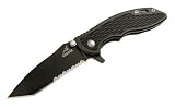 Legendary Gerber One-Hand Open Knife - Serrated + Fine-Edge Tanto Blade - G-10 Handle