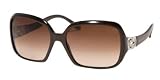 BVLGARI BV 8020 B 897 13 CHOCOLATE BROWN GRADIENT RHINESTONES PLASTIC SUNGLASSES