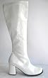 White Cheerleading Go-go Boots 60's 70's Shoes