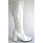White Cheerleading Go-go Boots 60's 70's Shoes