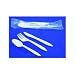 Medium Weight Cutlery Kit, Spork/Napkin/Straw (SCHOOLKIT) Category: Cutlery Kits