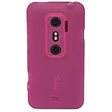 TPU-Cases Matte Back Translucent Hot Pink Flexible TPU Case for HTC Evo 3D  ....