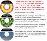 The Getting Started, Deal Analysis Basics, Calls With Sellers for Missouri Real Estate Investing