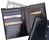 Budd Leather European Crocodile Bidente Passport Case