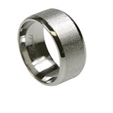 316L Stainless Steel Ring Laser Cut Ring. Width: 10mm
