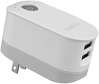 melkin Timer Charger Dual USB Home Charger 90 Degrees Folding Conserve Socket for iPhone and Android Devices(US Plug)
