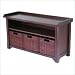 Winsome® Storage Bench with Baskets