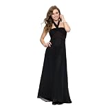 Astrapahl, Langes Elegantes Abendkleid, Perlen, in Empire Linie, Farbe schwarzvon "Astrapahl"