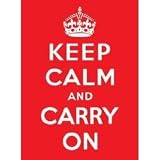 Keep Calm And Carry On Metal Sign - Approx 16 x 12 Inches (410 x 300mm)