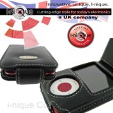 i-nique Exec soft Napa leather case for Apple Ipod nano 3rd Gen G3 3G - Black + Belt Clip
