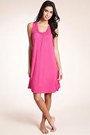 Scoop Neck Gathered Front Jersey Vest Dress