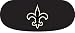 New Orleans Saints Eye Black Strips (6 Vinyl Stickers)